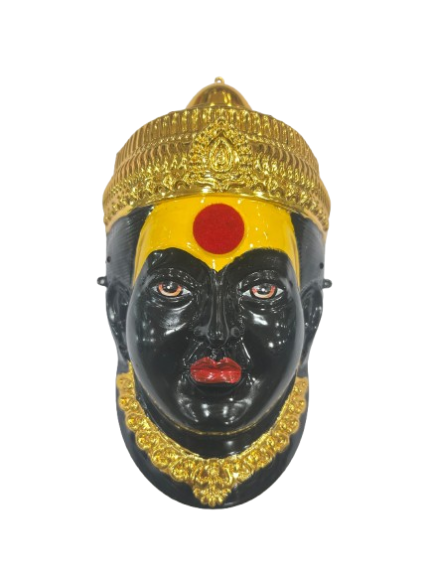 Reliable Ekveera Devi Shree Maha Lakshmi Goddess MATA Maha Lakshmi (Laxmi) Devi Ma Face for Puja/Varalakshmi Vrath Puja,Black